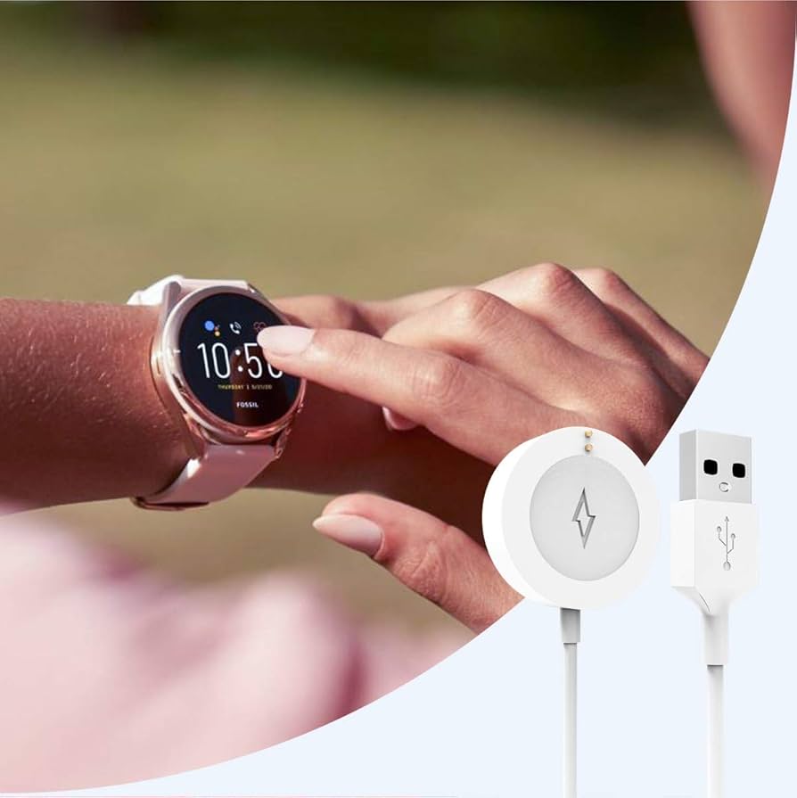 【最終値下げ】fossil G6 スマートウォッチ 充電器2個、替ベルト付 Amazon.co.jp: TUSITA 1M 充電 ケーブル 対応 フォッシル 充電器